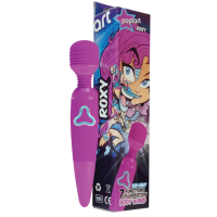 Celebrity Knights Rechargeable Wand Roxy Purple Vibrator 